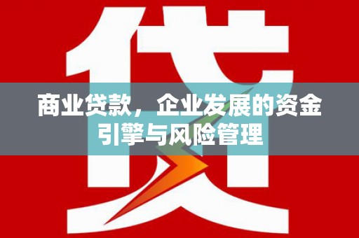 鄯善商业贷款，企业发展的资金引擎与风险管理