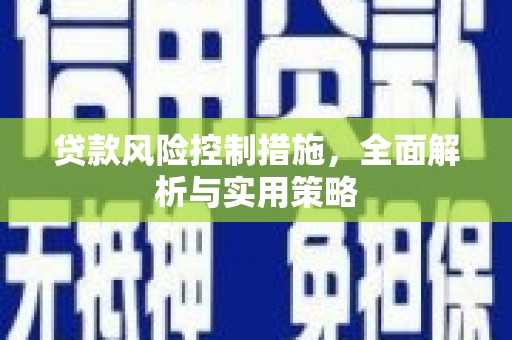 鄯善贷款风险控制措施，全面解析与实用策略