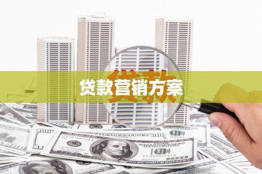 鄯善贷款营销方案