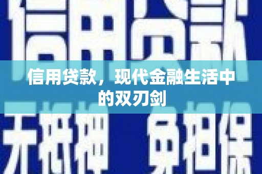 鄯善信用贷款，现代金融生活中的双刃剑