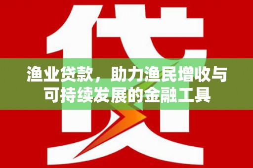 鄯善渔业贷款，助力渔民增收与可持续发展的金融工具
