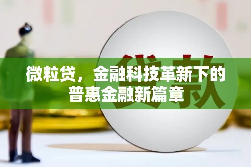 鄯善微粒贷，金融科技革新下的普惠金融新篇章