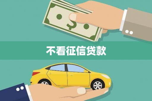 鄯善不看征信贷款