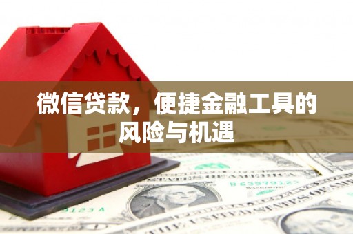 鄯善微信贷款，便捷金融工具的风险与机遇