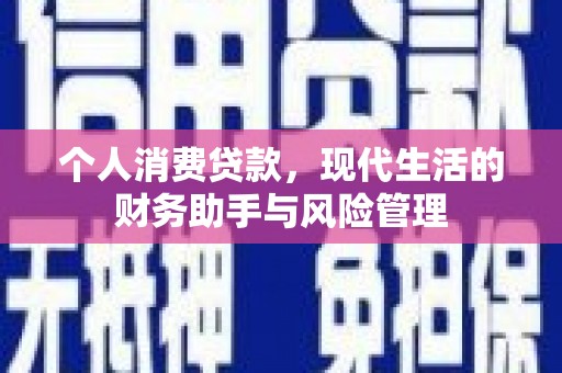 鄯善个人消费贷款，现代生活的财务助手与风险管理