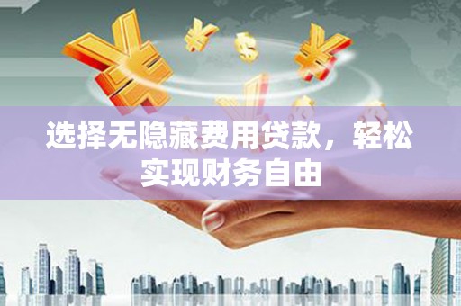 鄯善选择无隐藏费用贷款，轻松实现财务自由