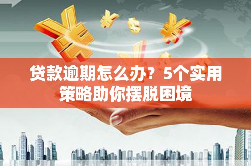 鄯善贷款逾期怎么办？5个实用策略助你摆脱困境