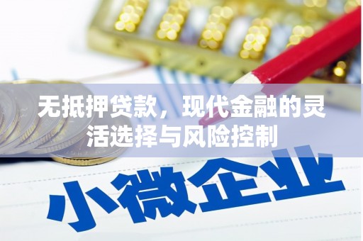鄯善无抵押贷款，现代金融的灵活选择与风险控制