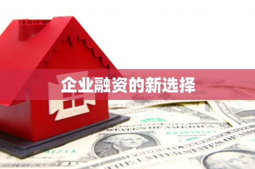 鄯善企业融资的新选择