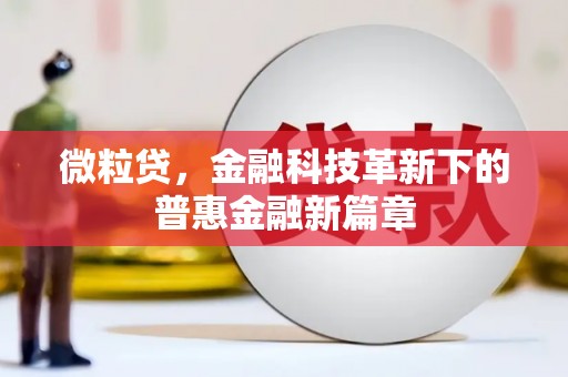 鄯善微粒贷，金融科技革新下的普惠金融新篇章