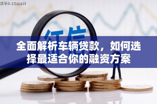 鄯善全面解析车辆贷款，如何选择最适合你的融资方案
