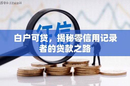 鄯善白户可贷，揭秘零信用记录者的贷款之路