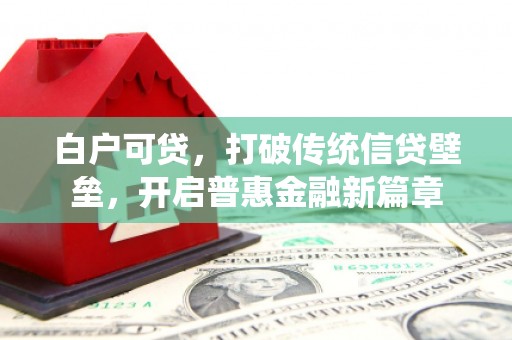 鄯善白户可贷，打破传统信贷壁垒，开启普惠金融新篇章