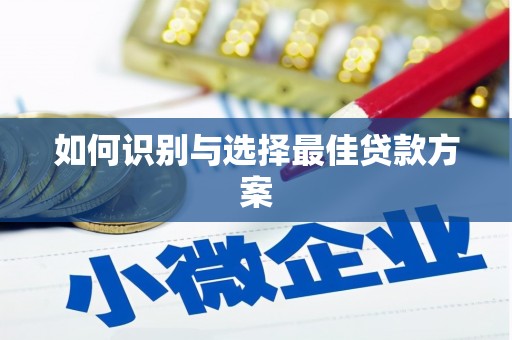 鄯善如何识别与选择最佳贷款方案