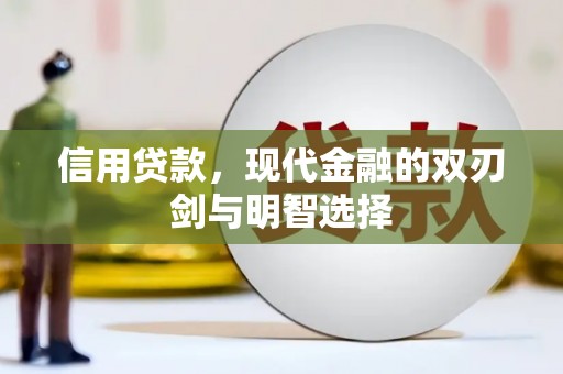 鄯善信用贷款，现代金融的双刃剑与明智选择